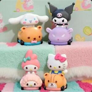 4 PCS Hello Kitty & Friends Cute Mini‎ Figure Set Cake toppers Decor